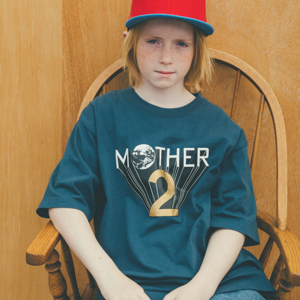 MOTHER2 ギーグの逆襲ロゴTシャツ ダークネイビー XL - Tシャツ