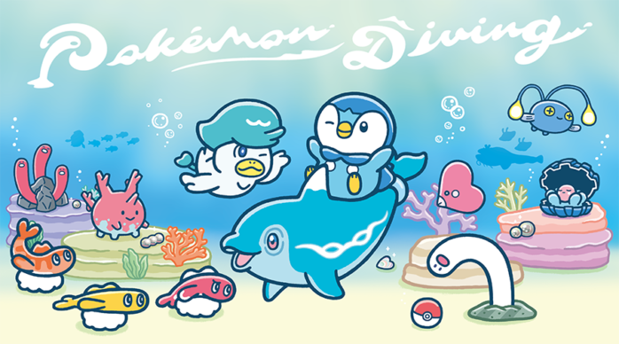 夏にぴったり！水タイプのポケモンたちのグッズ「Pokémon Diving」がポケモンセンターに新登場。これからの季節に海やプールで活躍する