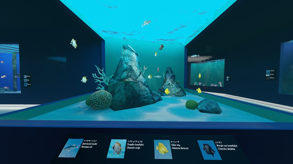 ジンベイザメ・ピラルクなど世界の魚たちを鑑賞できるバーチャル水族館「Sushi Aquarium」が公開中_003